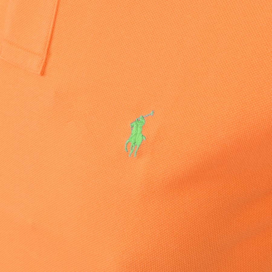Alternative Image for ProductRalph Lauren Custom Slim Polo T Shirt Orange3